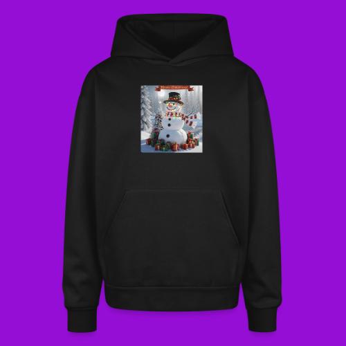 Merry Christmas - Oversized Hooded Sweatshirt