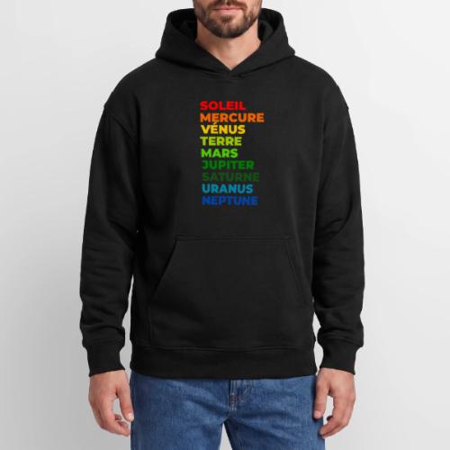 Solar System in Color - Oversized Hooded Sweatshirt