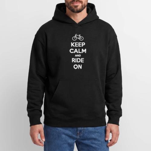 keep_calm_and_ride_on - Oversized Hooded Sweatshirt