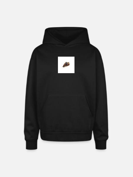 Moto Dash Neon Racer - Oversized Hooded Sweatshirt - black
