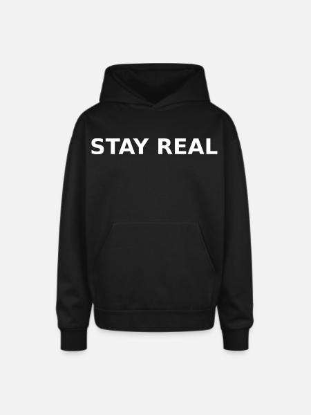 Design image not provided - Oversized Hooded Sweatshirt - black