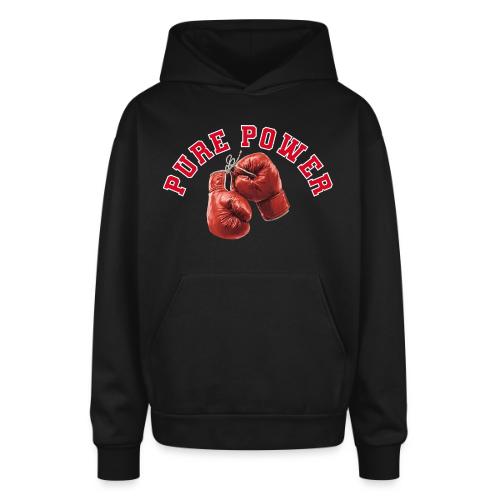 Boxing: Pure Power Punch - Oversized Hooded Sweatshirt