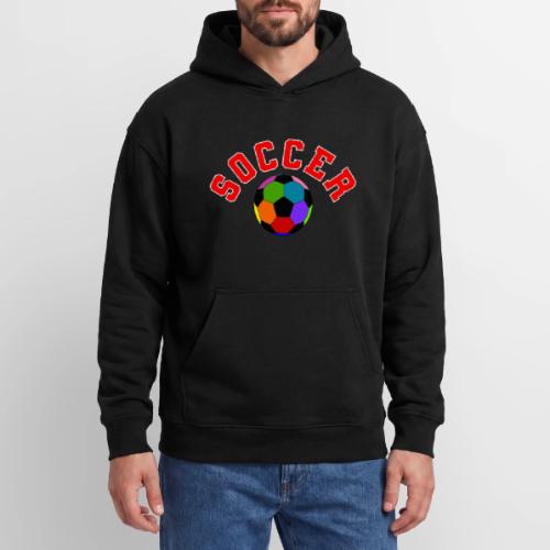 Soccer: Colorful Kick - Oversized Hooded Sweatshirt
