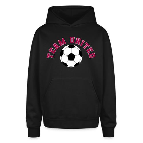 Team United Soccer Ball Sports Design - Oversized Hooded Sweatshirt