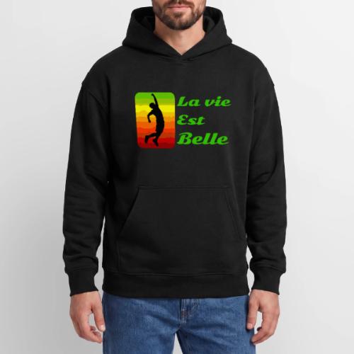 La vie est belle - Oversized Hooded Sweatshirt