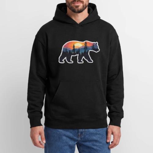 Mountain Spirit Bear - Oversized Hooded Sweatshirt