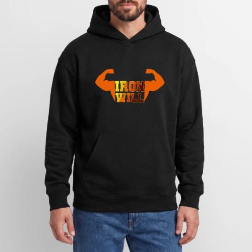 Bodybuilding: Iron Will Power - Oversized Hooded Sweatshirt
