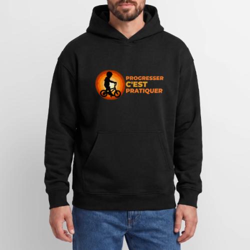 On the Move Towards Progress - Oversized Hooded Sweatshirt