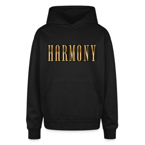 Golden Harmony - Oversized Hooded Sweatshirt