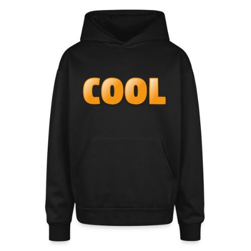 Cool 3D Word Design – Bold Chill Style - Oversized Hooded Sweatshirt