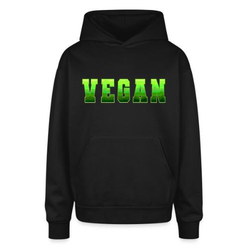 Green Wave Vegan - Oversized Hooded Sweatshirt