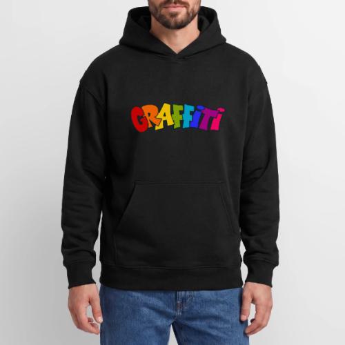 Graffiti - Oversized Hooded Sweatshirt