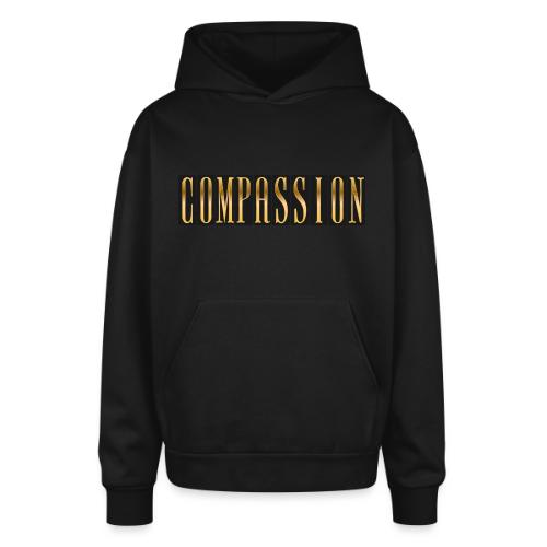 Golden Compassion - Oversized Hooded Sweatshirt