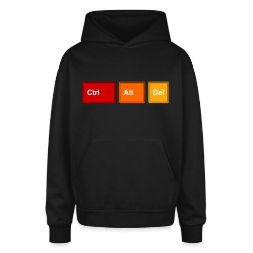 CTRL + ALT + DEL - Oversized Hooded Sweatshirt