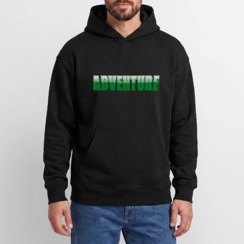 Adventure Typography Design for Apparel - Oversized Hooded Sweatshirt