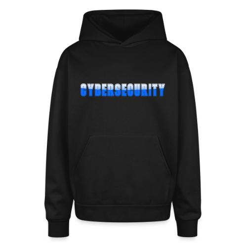 Cybersecurity Word Art Design - Oversized Hooded Sweatshirt