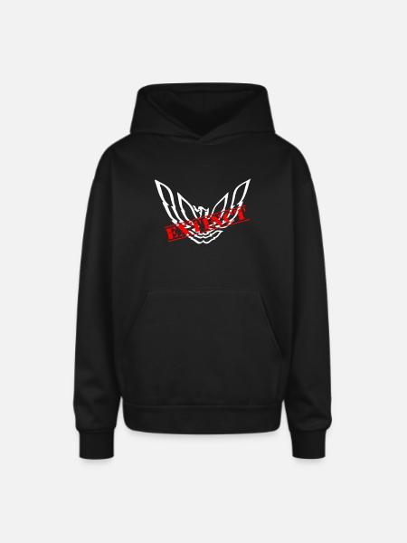 Trans Am - Oversized Hooded Sweatshirt - black
