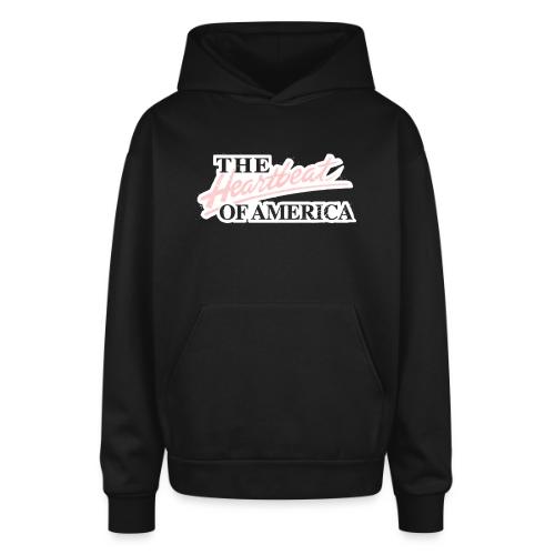 The Heartbeat of America - Oversized Hooded Sweatshirt