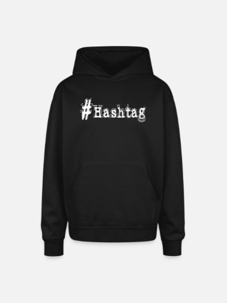 #1 - Oversized Hooded Sweatshirt - black