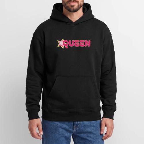 queen high resolution logo transparent 1 - Oversized Hooded Sweatshirt
