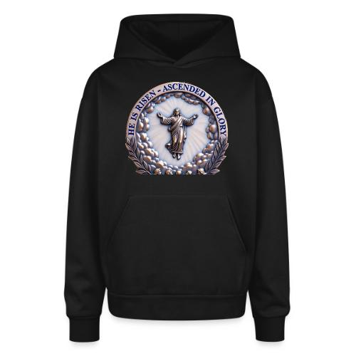 He Is Risen Ascended In Glory T Shirt, Gift - Oversized Hooded Sweatshirt