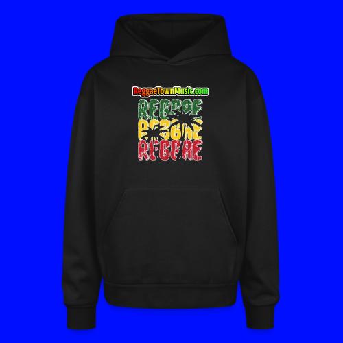 Rasta style reggae music design with classic roots - Molleton à capuche oversize