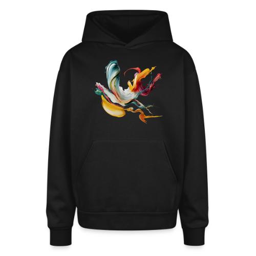 Abstract Chaos - Oversized Hooded Sweatshirt