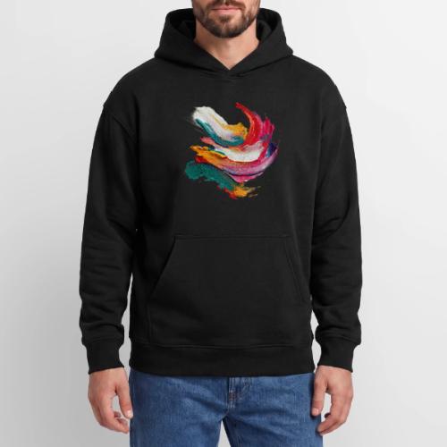 Colorful brushstrokes - Oversized Hooded Sweatshirt