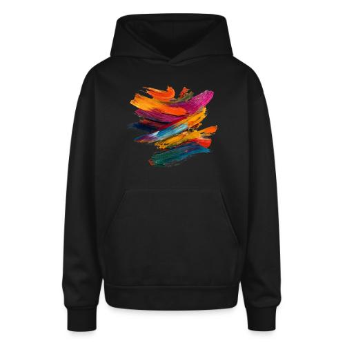Harmony in Motion - Oversized Hooded Sweatshirt