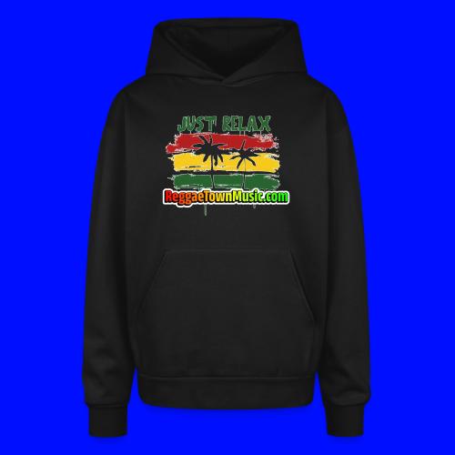Just relax reggae rasta tropical sunset - Oversized Hooded Sweatshirt
