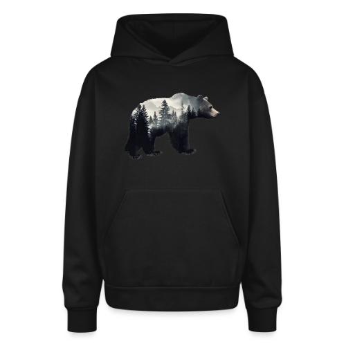 Forest Within the Bear - Oversized Hooded Sweatshirt
