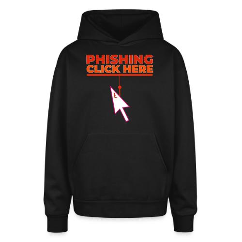 Phishing: Hooked by Deception - Oversized Hooded Sweatshirt