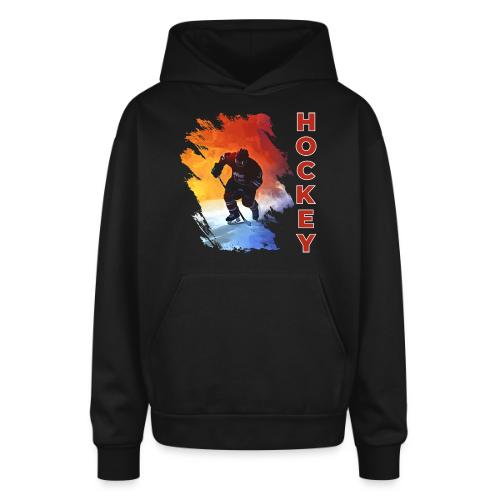 Hockey Energy - Oversized Hooded Sweatshirt