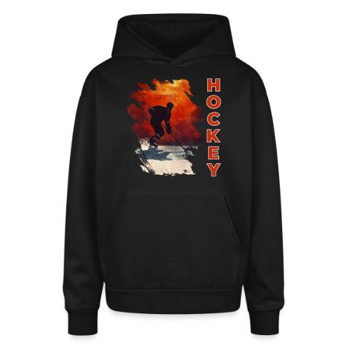 Hockey Vibes - Oversized Hooded Sweatshirt