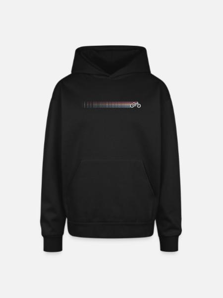 Awaiting Design - Oversized Hooded Sweatshirt - black