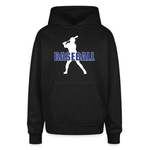 Classic Baseball Swing - Oversized Hooded Sweatshirt