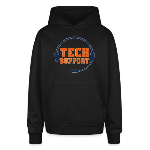 Tech Support Mode On - Oversized Hooded Sweatshirt