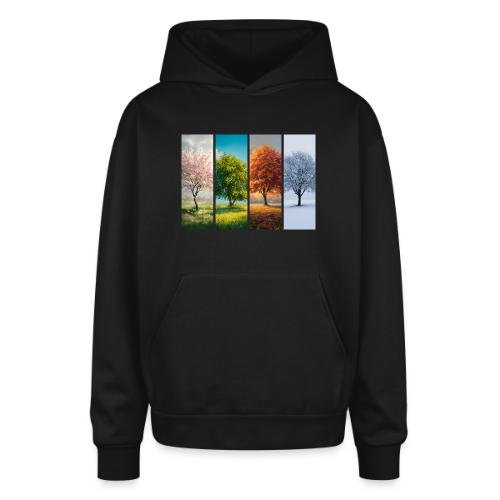 The four Seasons - Oversized Hooded Sweatshirt