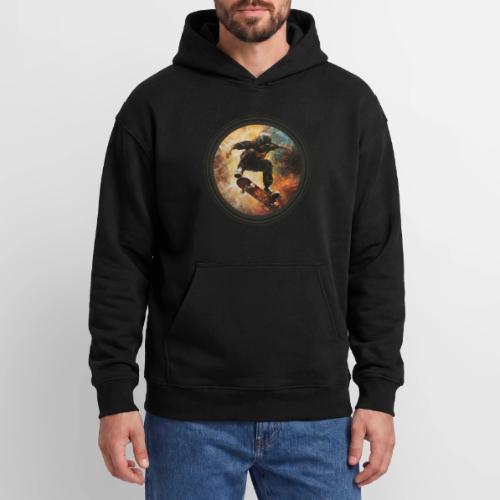 Skateboarding Flow - Oversized Hooded Sweatshirt
