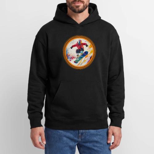 Snowboarding Horizon - Oversized Hooded Sweatshirt