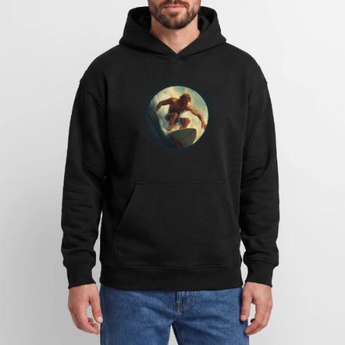 Surfing Rush - Oversized Hooded Sweatshirt