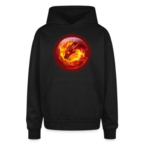 Dragon Blaze - Oversized Hooded Sweatshirt