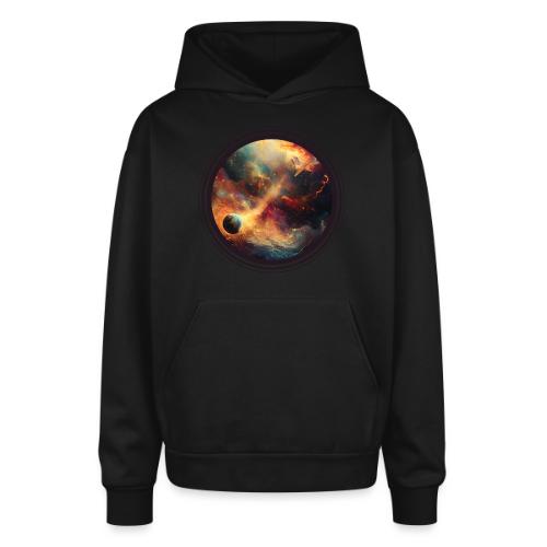 The Painted Planets - Oversized Hooded Sweatshirt