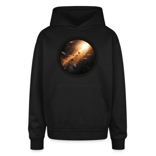 Asteroids Pulse - Oversized Hooded Sweatshirt