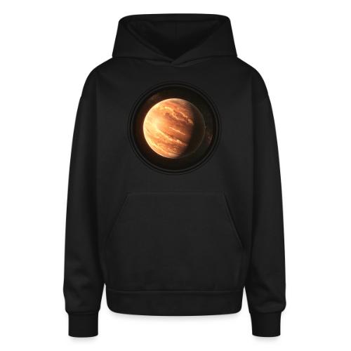 Exoplanet Frontiers - Oversized Hooded Sweatshirt