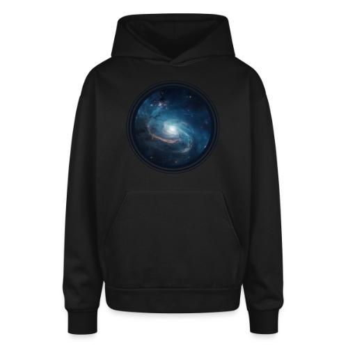 Galaxy Glow - Oversized Hooded Sweatshirt