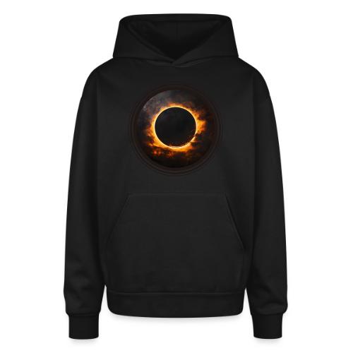 Eclipse Mirage - Oversized Hooded Sweatshirt