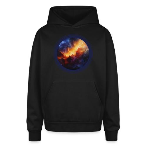 Nebula Dreams - Oversized Hooded Sweatshirt