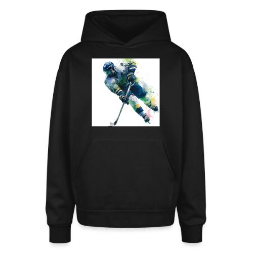 Hockey: Frozen Motion - Oversized Hooded Sweatshirt