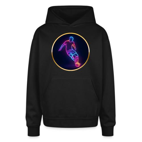 Soccer: Neon Golden Goal - Oversized Hooded Sweatshirt
